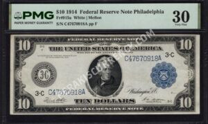 FRN 915a 1914 $10 typenote Front