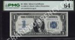 FR 1606 $1 Silver Certificates