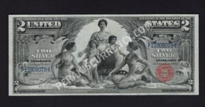 Silver Cert. 247 1896 $2 typenote Front