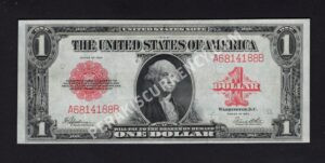 Legal Tender 40 1923 $1 typenote Front