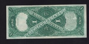 Legal Tender 39 1917 $1 typenote Back