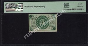FR 1226 $0.03 3rd Issue fractionals Back