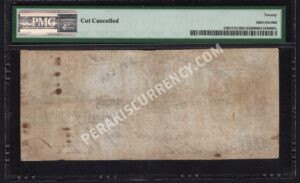 Houston Texas $20 1838-39 Obsolete Back