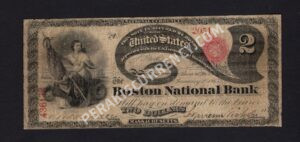 387a Boston, Massachusetts $2 1864 Nationals Front