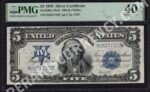 Silver Cert. 280m 1899 $5 typenote