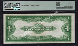 Silver Cert. 238 1923 $1 typenote Back