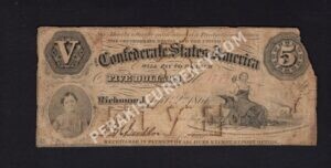 T38 5 1861 Confederate Front