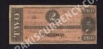 T70 $2 1864 confederates