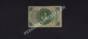 FR 1226 $0.03 3rd Issue fractionals Back