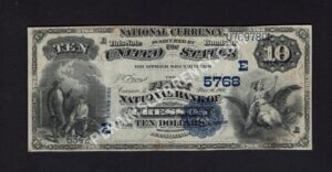 577 Cressona, Pennsylvania $10 1882VB Nationals Front