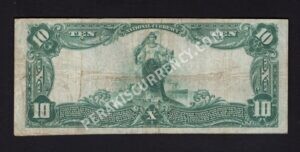 626 Avoca, Pennsylvania $10 1902 Nationals Back