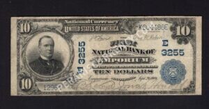 624 Emporium , Pennsylvania $10 1902 Nationals Front