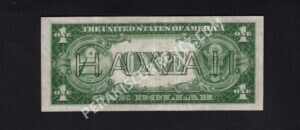 FR 2300 1935A $1 Hawaii Back